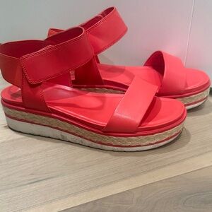 Franco Sarto Red Espadrille Sandals